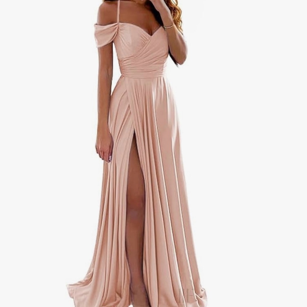 Never worn satin dress